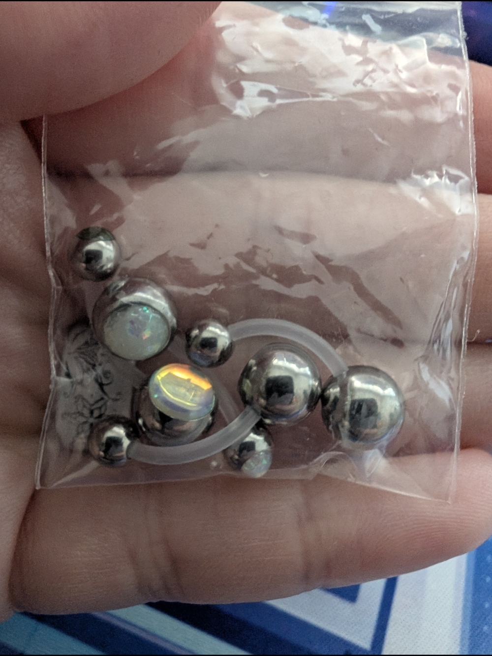 Acrylic Belly Button Rings - Picture 3 of 3